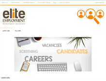 Tablet Screenshot of eliteemployment.com.na